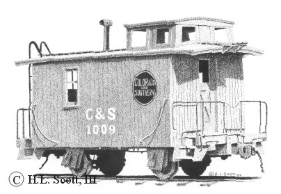 Colorado and Southern caboose
