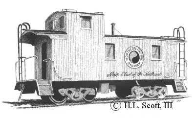 Northern Pacific caboose