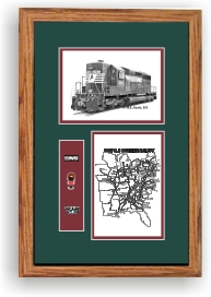 Norfolk Southern Railroad #3182 art print