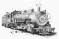 Rio Grande 497 railroad art print