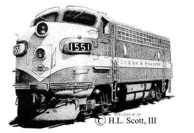 texas and pacific railroad 1551
