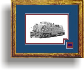 Western Maryland Railroad 81 framed style D