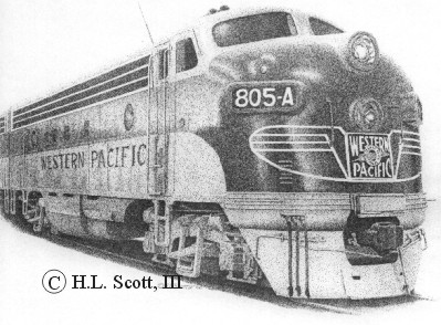 Western Pacific Railroad #805